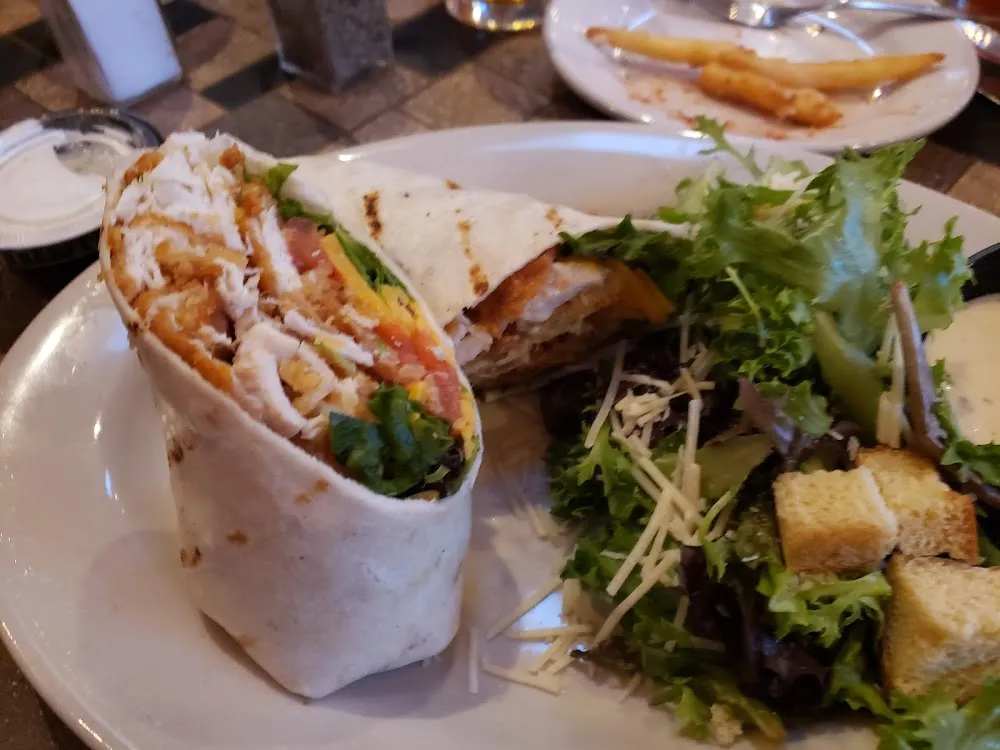 F I T a Pulled Pork Chicken Caesar Wrap